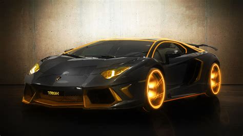 cars, Orange, Tron, Digitalized, Supercars, Lamborghini, Aventador ...