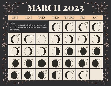 March 2023 Lunar Calendar - Get Calender 2023 Update