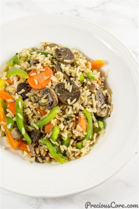 MUSHROOM FRIED RICE | Precious Core