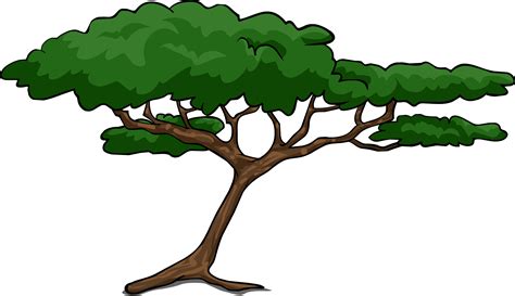 Jungle Trees Clipart | Free download on ClipArtMag