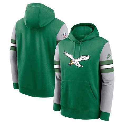 Philadelphia Eagles Kelly Green Hoodie Jersey - All Stitched - Alvaig Store