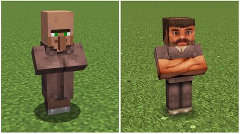 Realistic Minecraft Villager