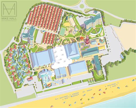 Resort maps for Butlins :: Behance