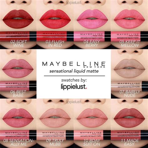 MAYBELLINE SENSATIONAL LIQUID MATTE - LIPPIELUST