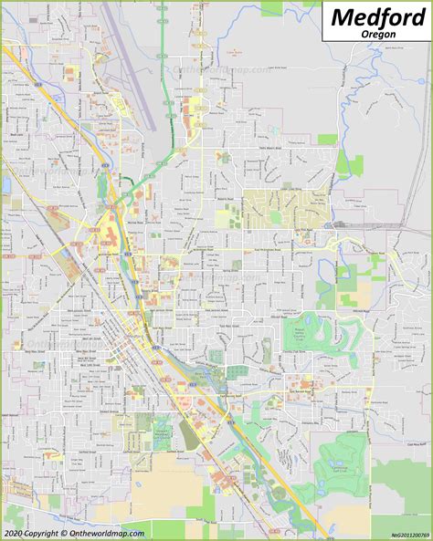 Medford Map | Oregon, U.S. | Discover Medford with Detailed Maps