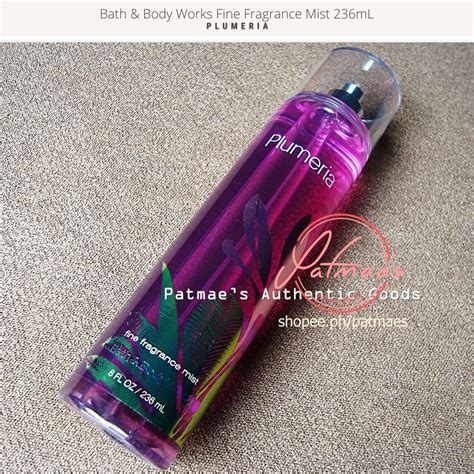 Bath and Body Works Plumeria Fragrance Mist 236mL | Shopee Philippines