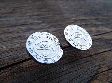 Eye of Horus Earrings Stainless Steel Handmade Jewelry