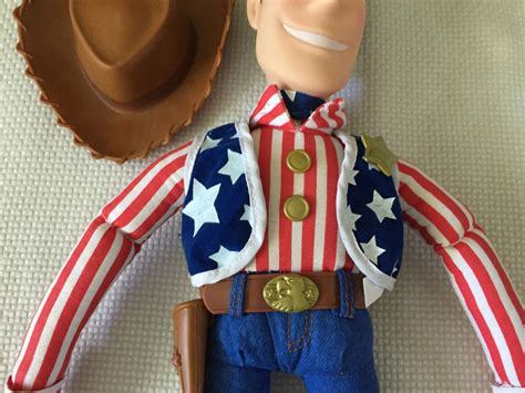 Toy Story Pull String Woody Doll Stars And Stripes Disney Store ...