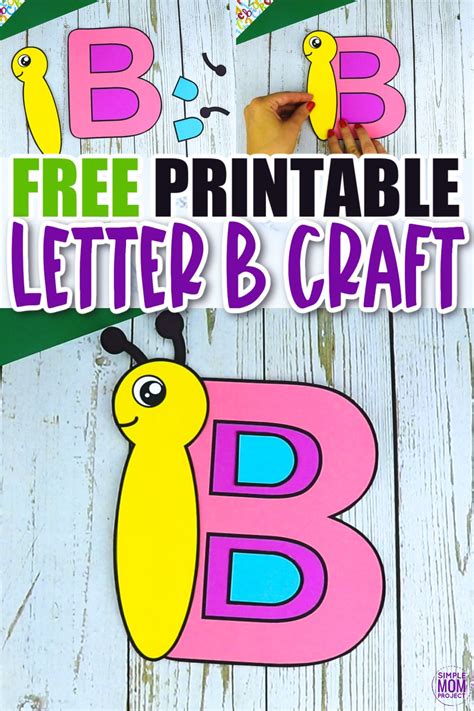 Free Printable Letter B Craft Template – Simple Mom Project