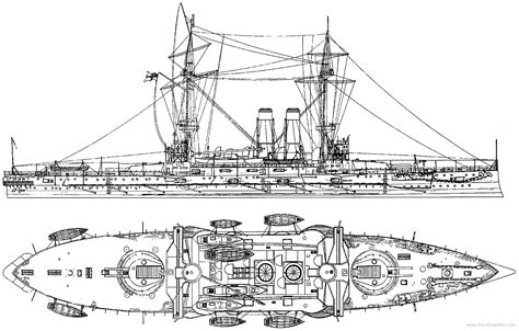 HMS Vengeance ' pre-dreadnought battleship of the Canopus class of ...