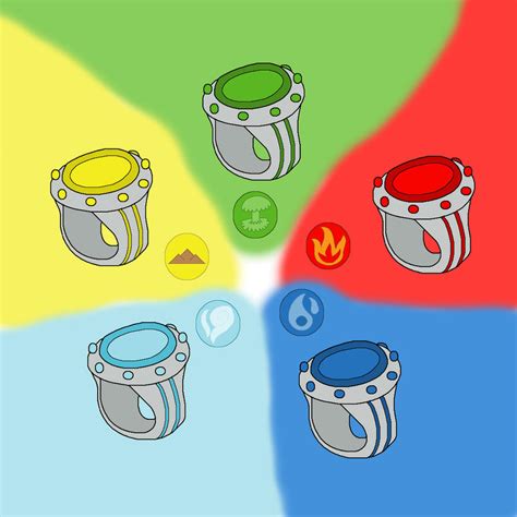 Magical Elemental Rings by MCsaurus on DeviantArt