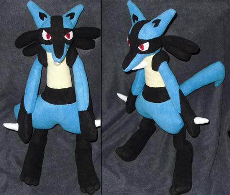 Lucario Plush -Big- by Shadowless-Dreamer on DeviantArt