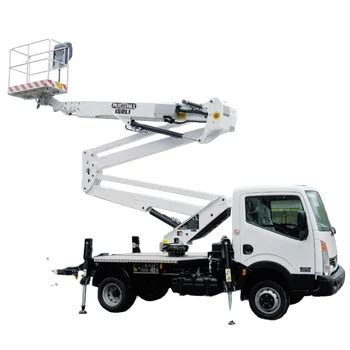 Order Picker / Cherry Picker Telescopic Towable Boom Lifts With 18m 26m ...