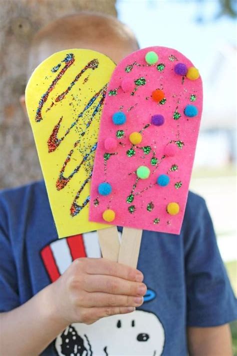 20 Best DIY Craft Kids for Summer | Popsicle crafts, Toddler crafts ...