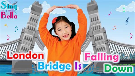 London Bridge Is Falling Down with Actions and Lyrics | Kids Action ...