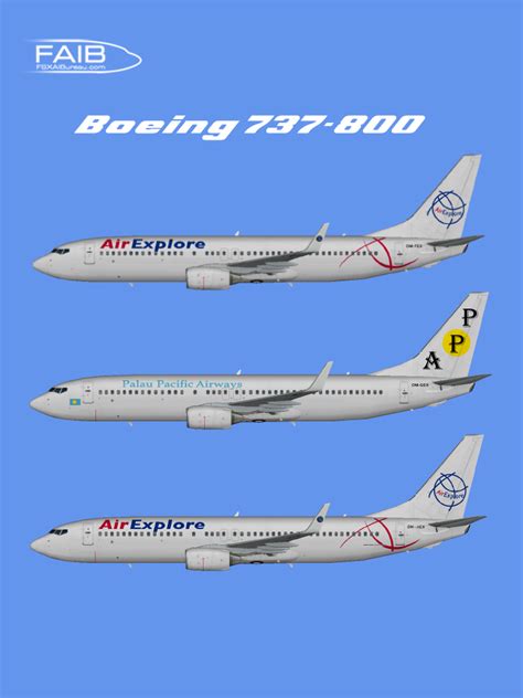 AirExplore Boeing 737-800 Winglets fleet 2015 FSX