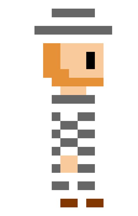 Jail person pixel art