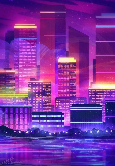 Blue, neon lights and aesthetic anime #1982114 on animesher.com