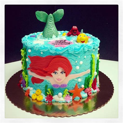 Little Mermaid Cake - CakeCentral.com