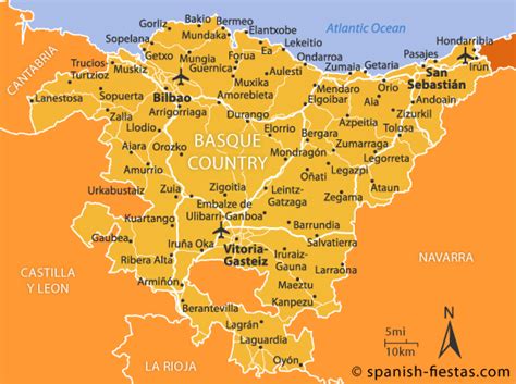 Basque Region Of Spain Map - Cleopatra Turkey Map