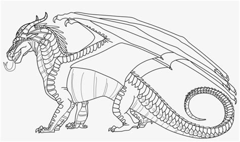 Wings Of Fire Coloring Pages Printable Dragons Image - Nightwings ...