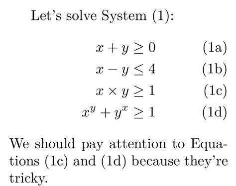 Referencing Subordinate Equations in LaTeX | Baeldung on Computer Science