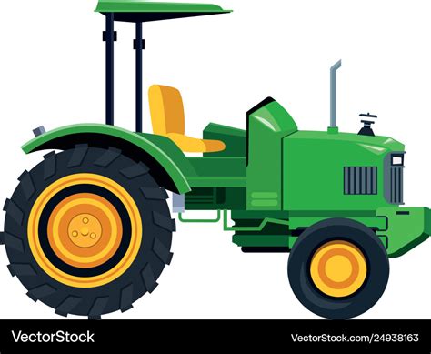 Farm truck tractor Royalty Free Vector Image - VectorStock