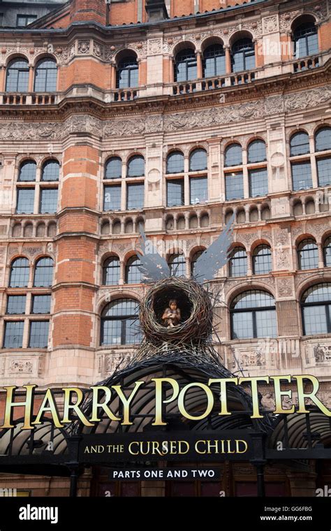 Harry Potter at the Palace Theatre on Cambridge Circus in London UK ...