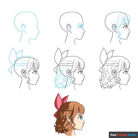 How To Draw An Anime Hair For Girl