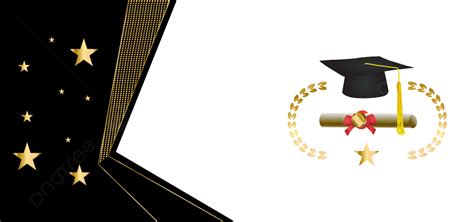 Graduation Ceremony School Card Background Design Vector, Graduation ...