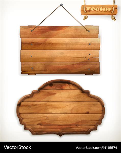 Wooden board old wood Royalty Free Vector Image