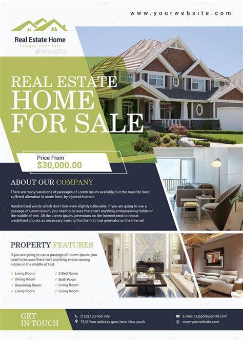 Free Real Estate Flyer Templates Download - Sfiveband.com