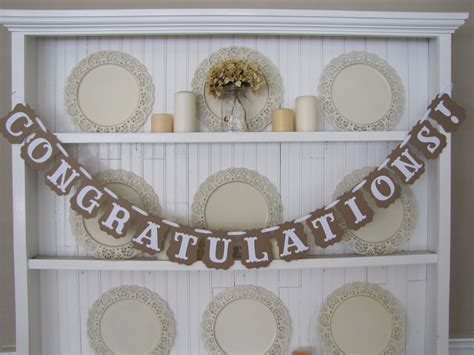 CONGRATULATIONS Banner Congratulations Sign Wedding Sign | Etsy