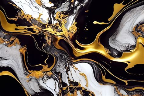 Premium Photo | Gold and black marble wallpaper for your iphone x ...