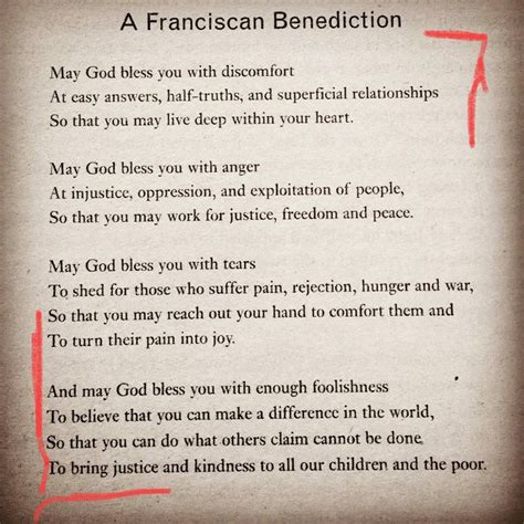 A Franciscan Benediction | Benediction, Benediction prayer, Franciscan