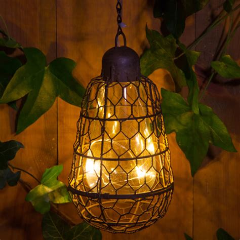 outdoor solar pendant bulb hanging light by red lilly ...