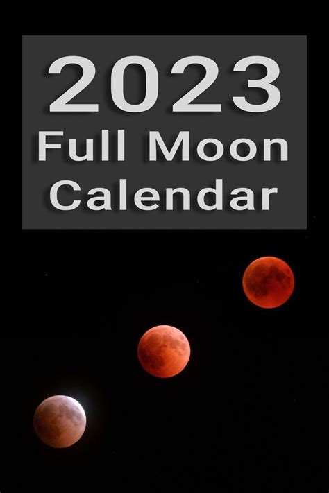 Full Moon 2023 Calendar in 2023 | Full moon, Calendar, Moon calendar