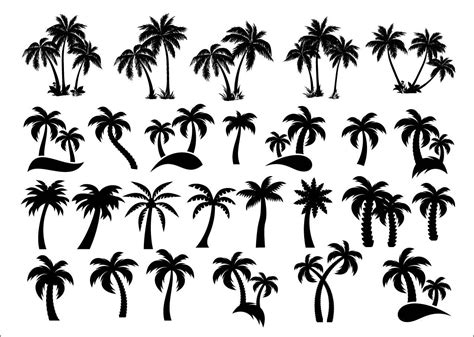 Palm Tree Bundle SVG PNG DXF - Etsy