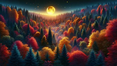 Autumn Forest at Dusk 10 by AestheticWallpaper on DeviantArt