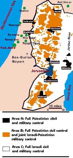 Oslo Accords Map