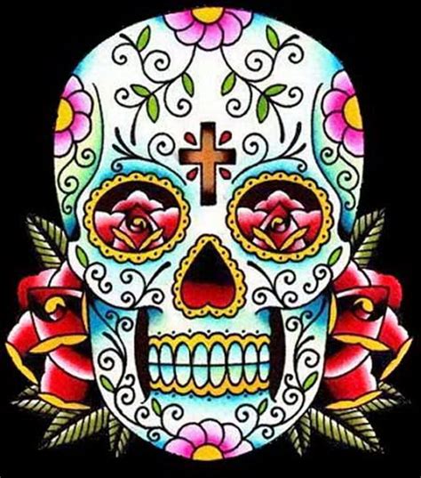 Sugar Skull Tattoos for Halloween /Day of the Dead - family holiday.net ...