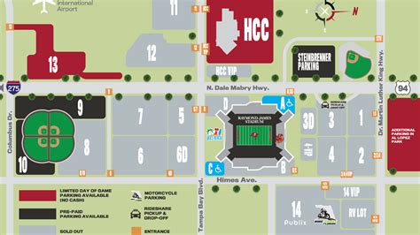 Raymond James Stadium Parking Map - Alecia Lorianna