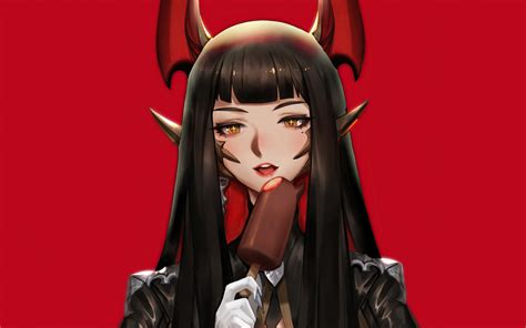 2880x1800 Red Demon Anime Girl 5k Macbook Pro Retina ,HD 4k Wallpapers ...