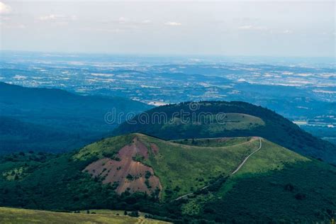 Auvergne volcano stock photo. Image of famous, auvergne - 123557320