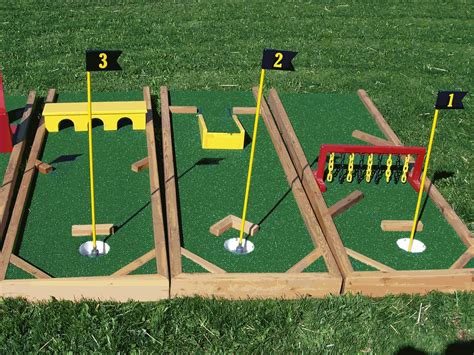 DIY Mini Golf Obstacles Backyard Games Kids, Diy Yard Games, Diy Games ...