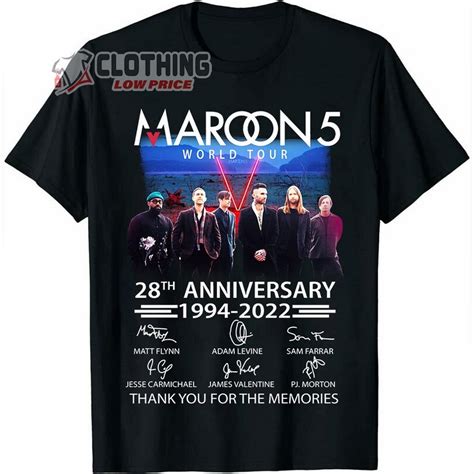 Maroon 5 World Tour 2023 Shirt, Maroon 5 Concert Dates Hoodie, Maroon 5 ...