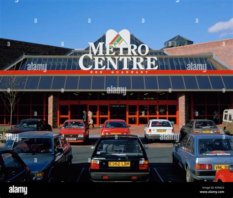 Entrance to the "MetroCentre" shopping centre, Gateshead, Tyne and Wear ...