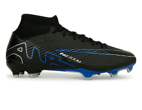 Nike Men's Zoom Mercurial Superfly 9 Academy FG/MG Black/Blue – Azteca ...