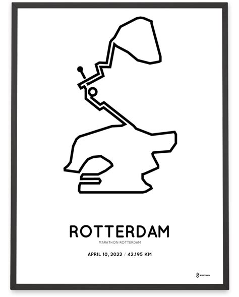 Rotterdam Marathon print – Sportymaps