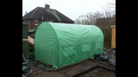 The New Polytunnel Arrived - YouTube